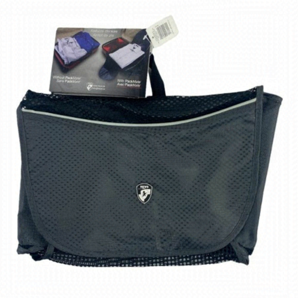 HEYS GREY Black 15 Inch Packmate Space Saving Travel Luggage Packing Envelope